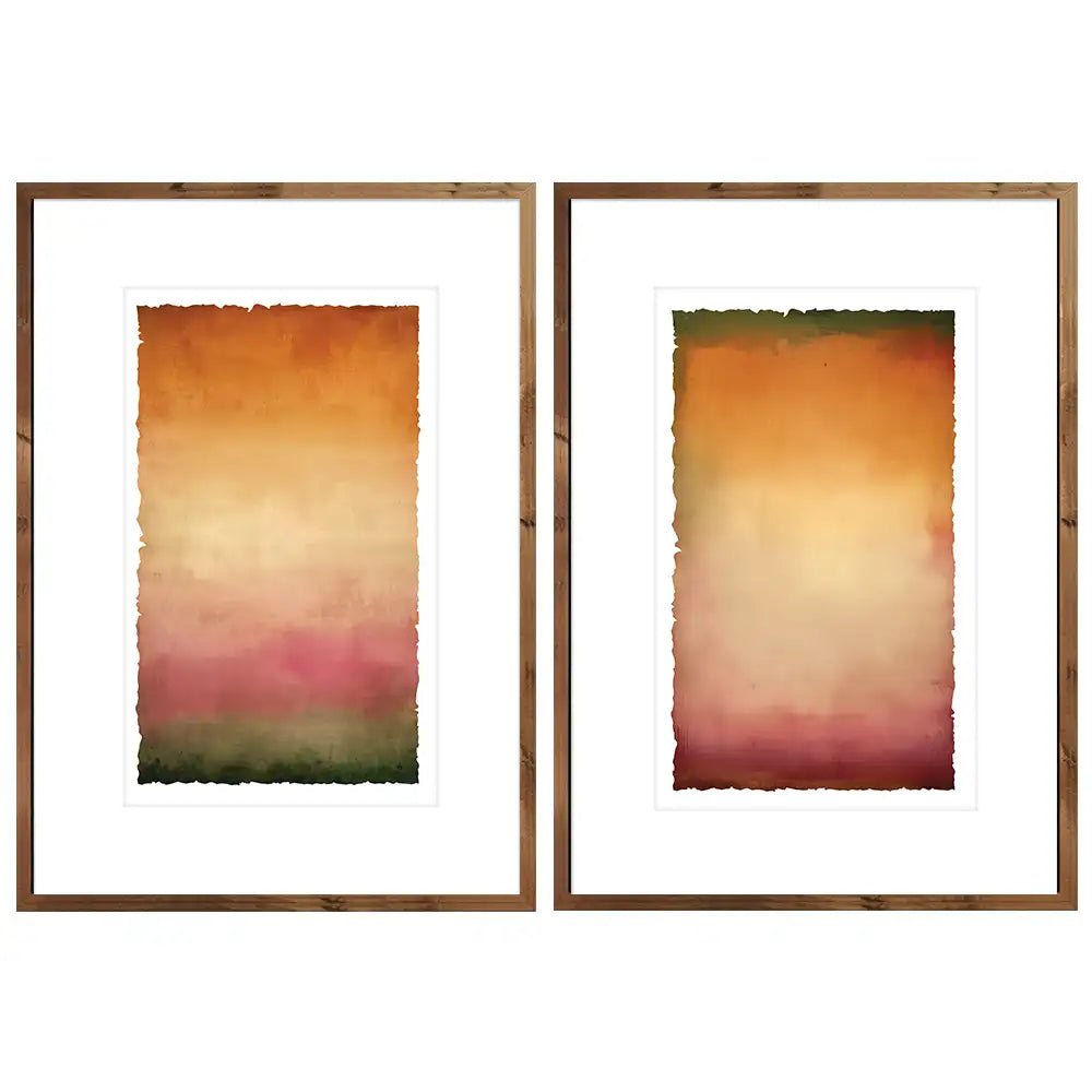 Cuadros con paspartú negro y blanco | Abstracto - DekoArte