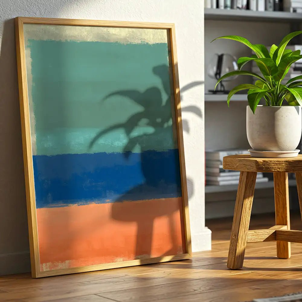 Cuadros de colores vivos abstractos | Tres colores - DekoArte