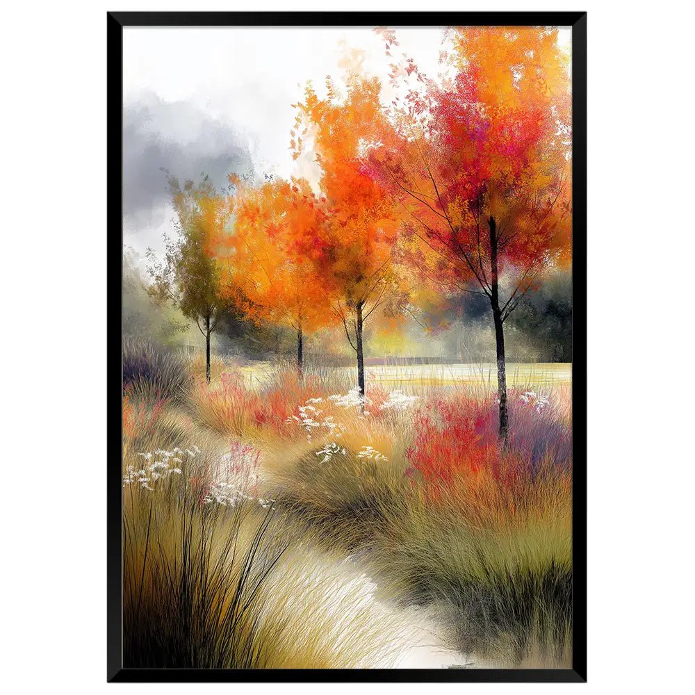 Cuadros de naturaleza con árboles y flores | Inspiración acuarela - DekoArte