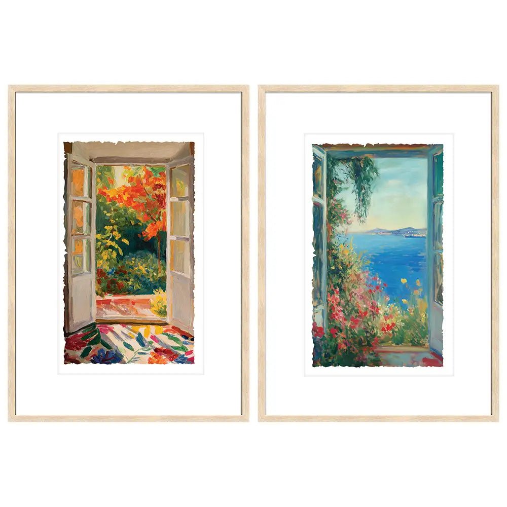 Cuadros de naturaleza con paspartú | Coloridos - DekoArte