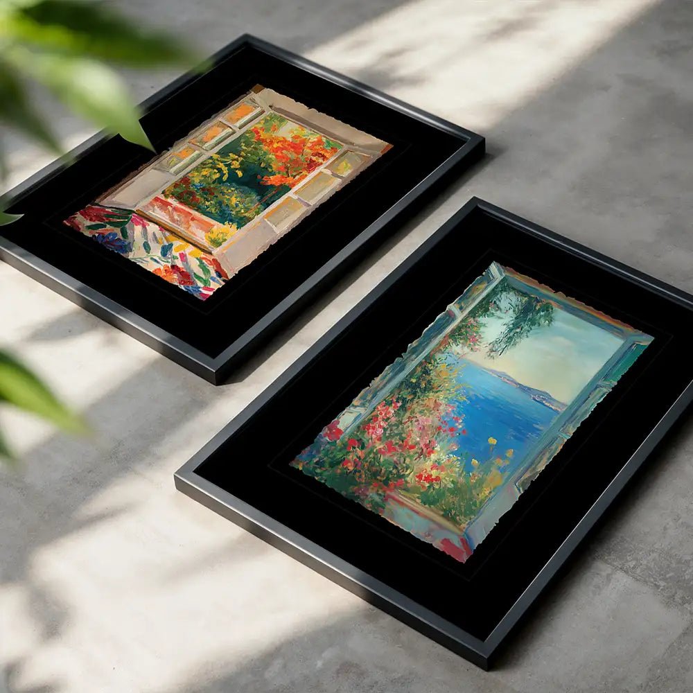 Cuadros de naturaleza con paspartú | Coloridos - DekoArte