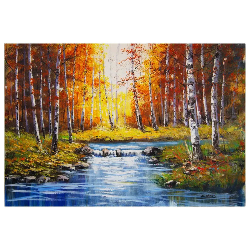 Cuadros de paisajes de montañas llenos de color y calidez - DekoArte