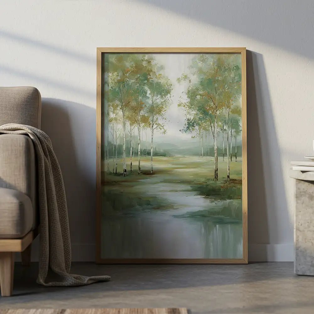 Cuadros de paisajes hermosos y serenos | Estilo Minimalista - DekoArte