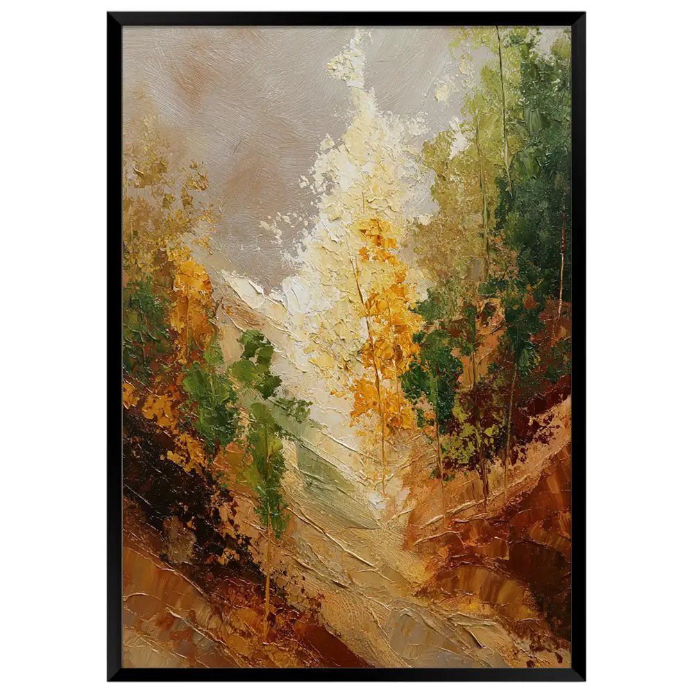 Cuadros de paisajes naturales en tonos cálidos | Estilo Impresionista - DekoArte