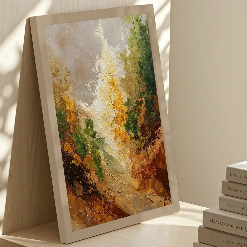 Cuadros de paisajes naturales en tonos cálidos | Estilo Impresionista - DekoArte