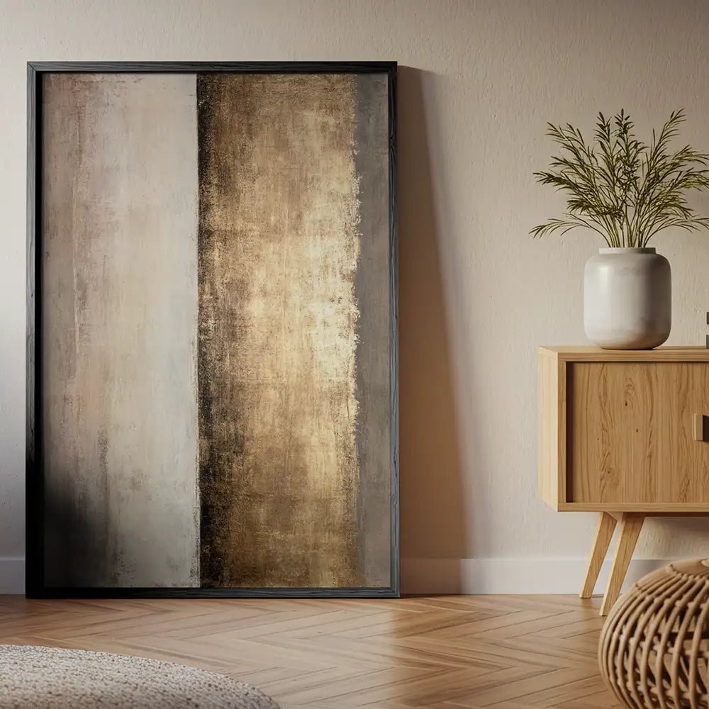 Cuadros elegantes | Dorado y gris - DekoArte