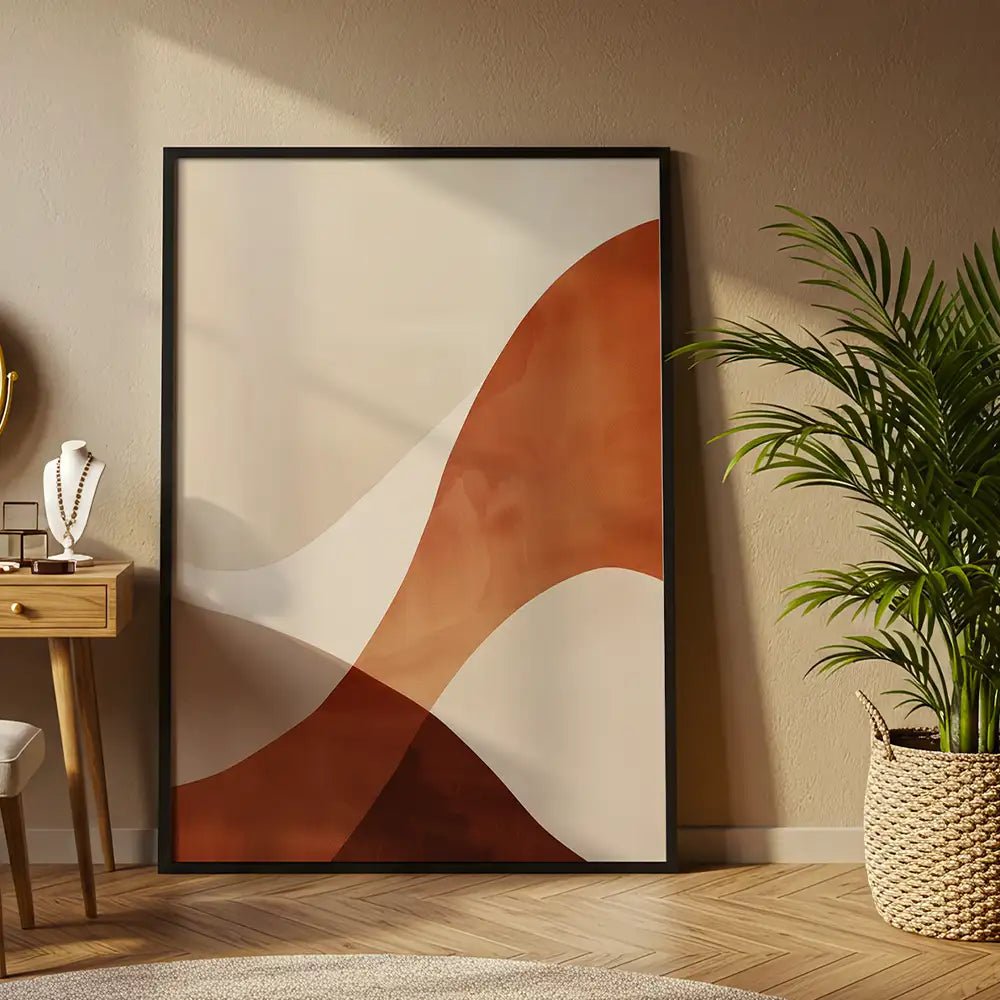 Cuadros enmarcados modernos | Tonos tierra - DekoArte