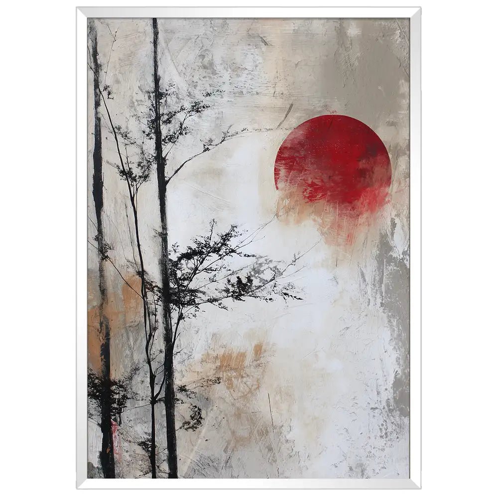 Cuadros japandi con naturaleza | Estilo Yugen - DekoArte