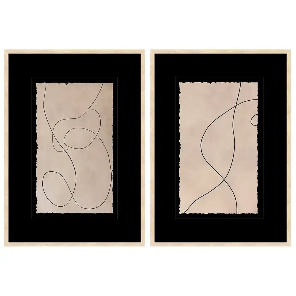 Cuadros minimalistas con paspartú | Lineal - DekoArte