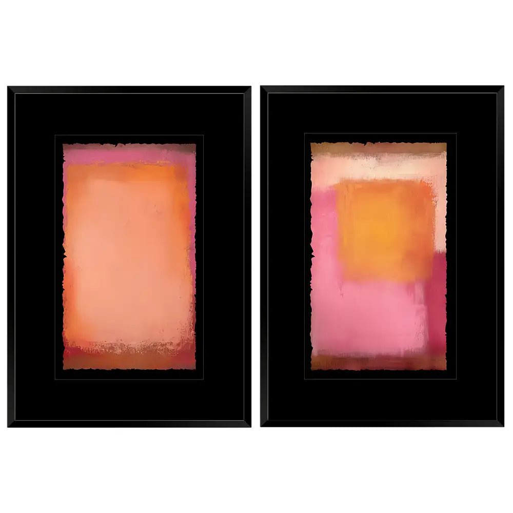 Cuadros modernos con passepartout | Rosas - DekoArte