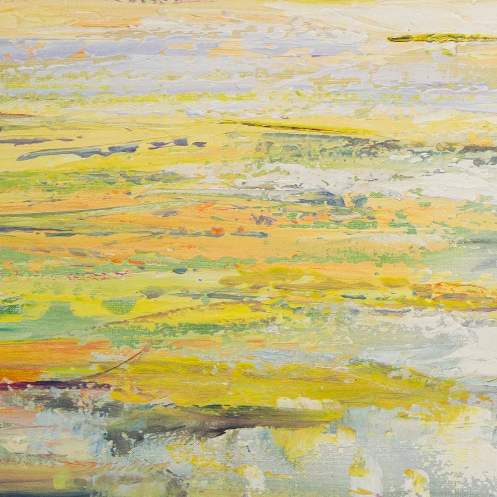 Cuadros originales | Paisaje colorido pintado a mano - DekoArte