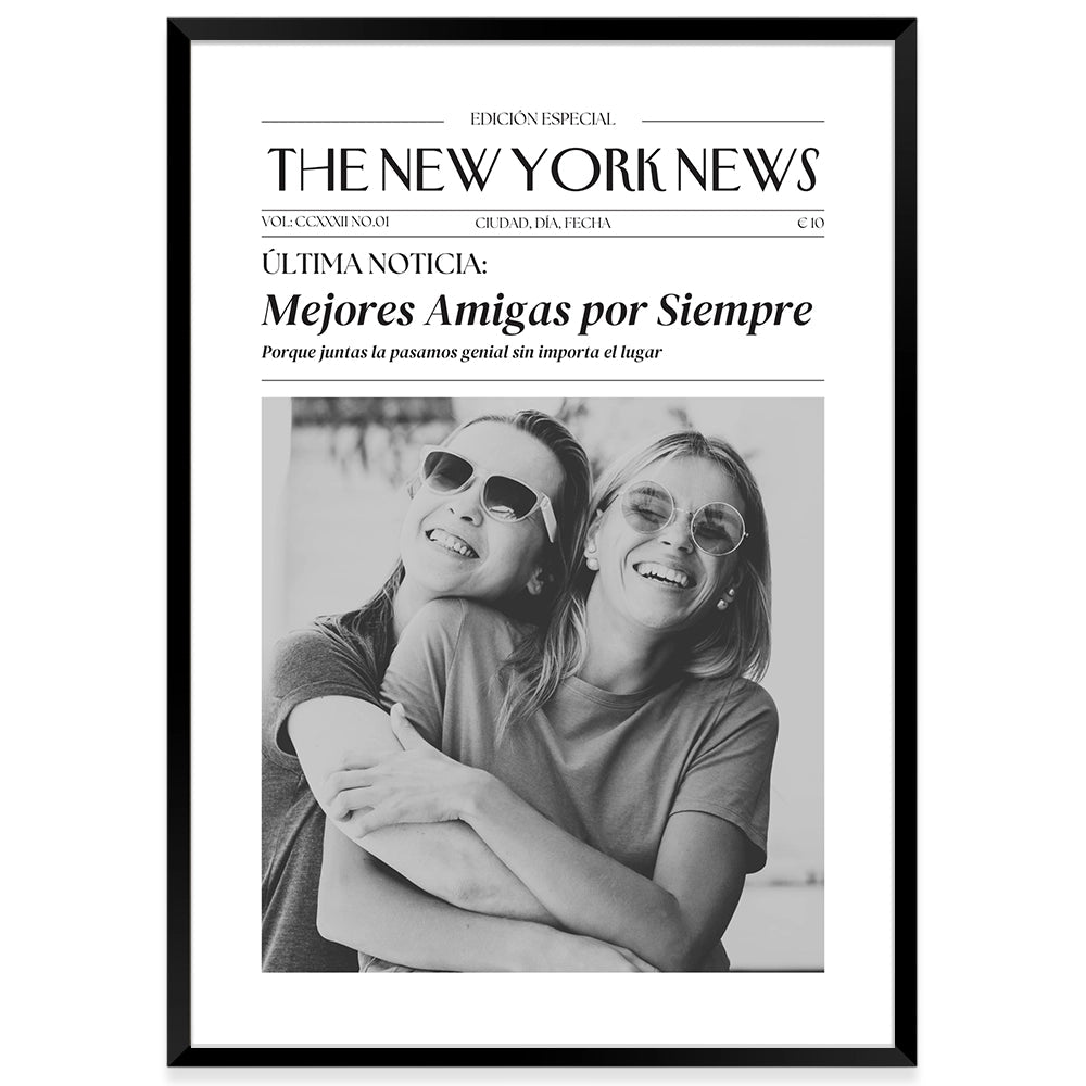 Cuadros personalizados con fotos para mejores amigas - DekoArte