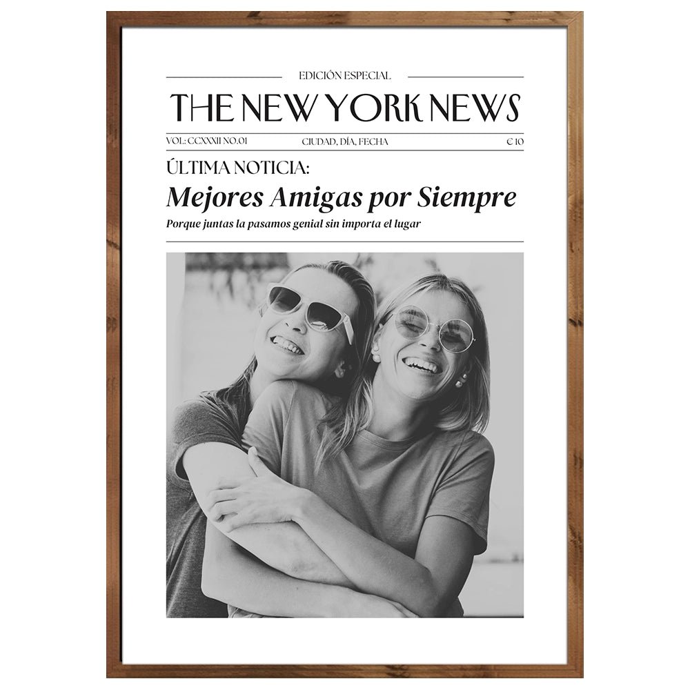 Cuadros personalizados con fotos para mejores amigas - DekoArte