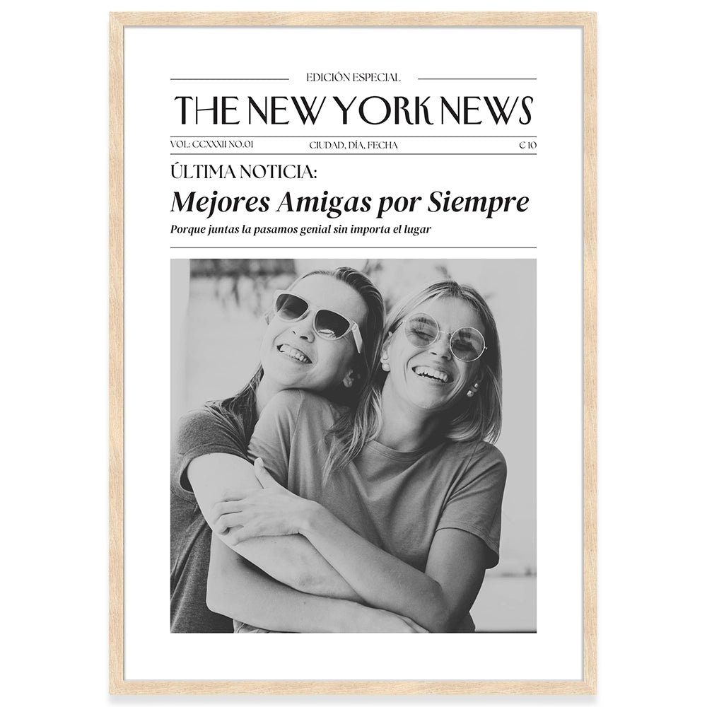 Cuadros personalizados con fotos para mejores amigas - DekoArte