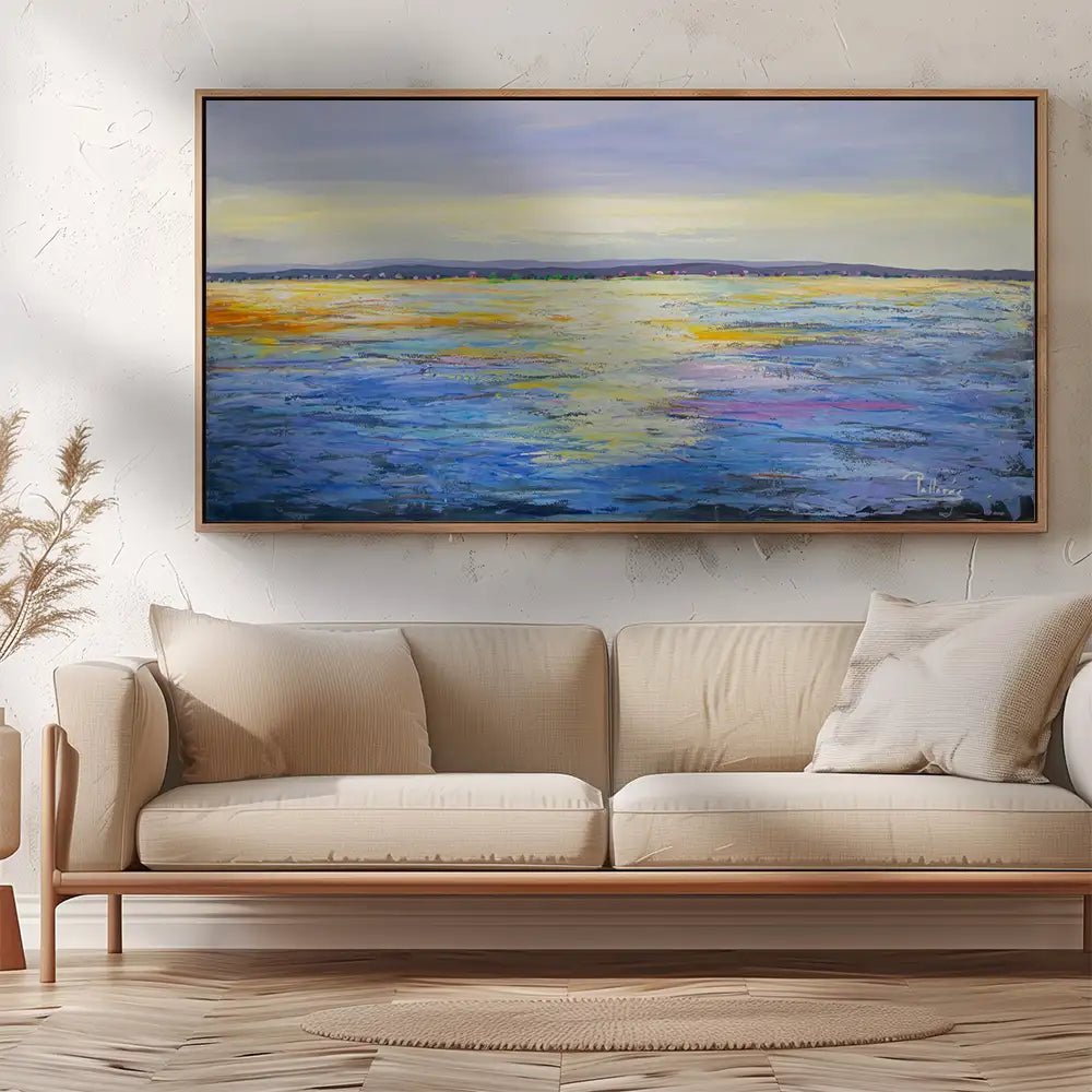 Cuadros pintados a mano modernos que iluminan tu espacio - DekoArte