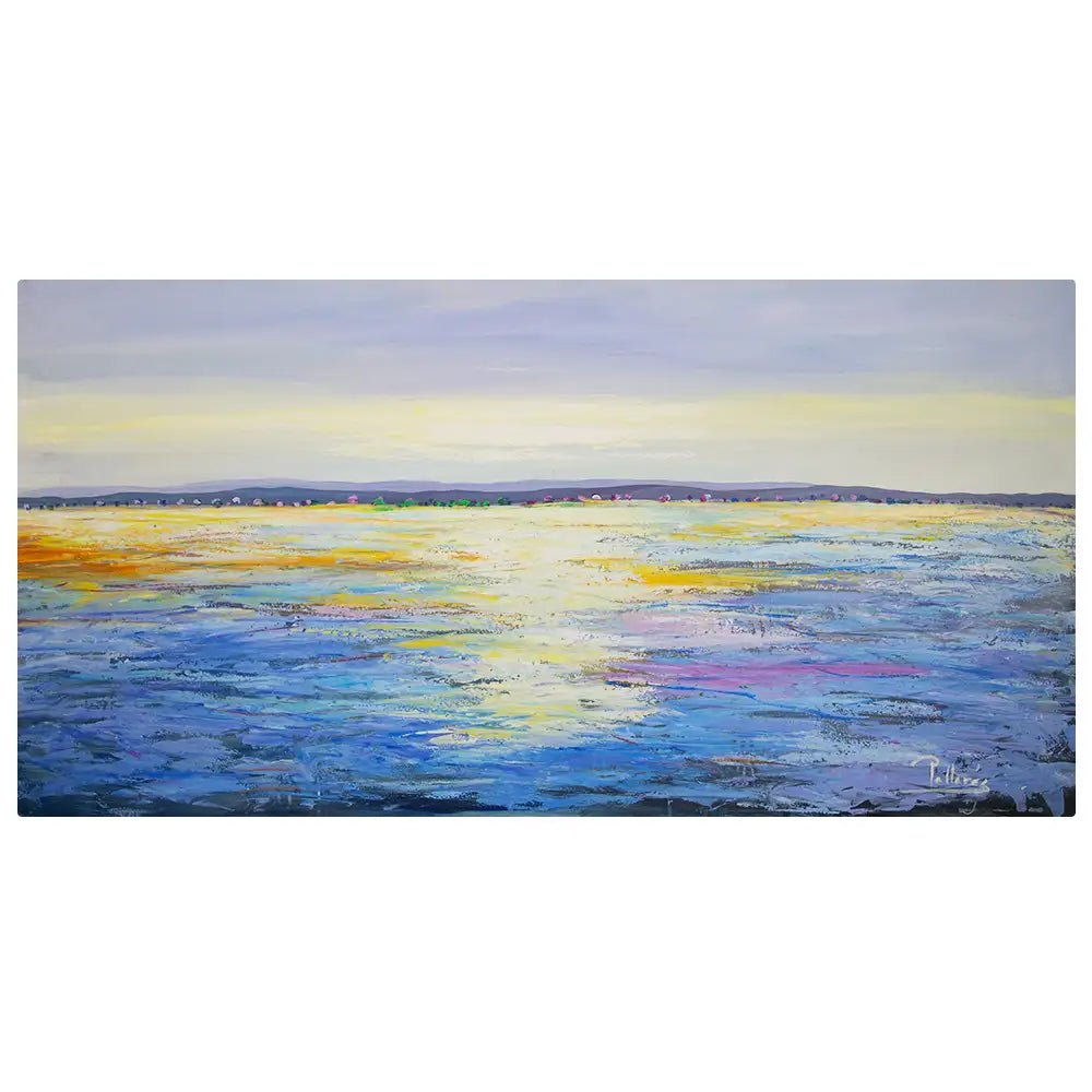 Cuadros pintados a mano modernos que iluminan tu espacio - DekoArte