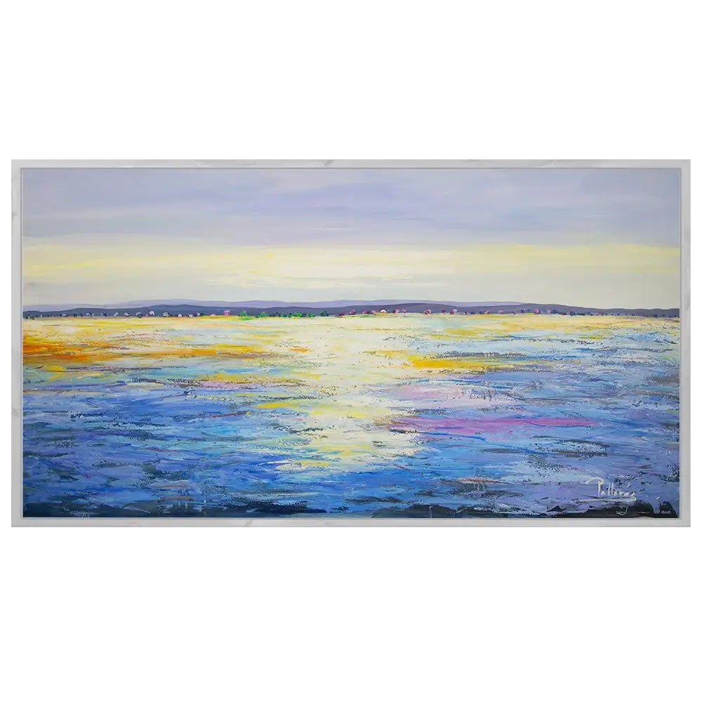 Cuadros pintados a mano modernos que iluminan tu espacio - DekoArte