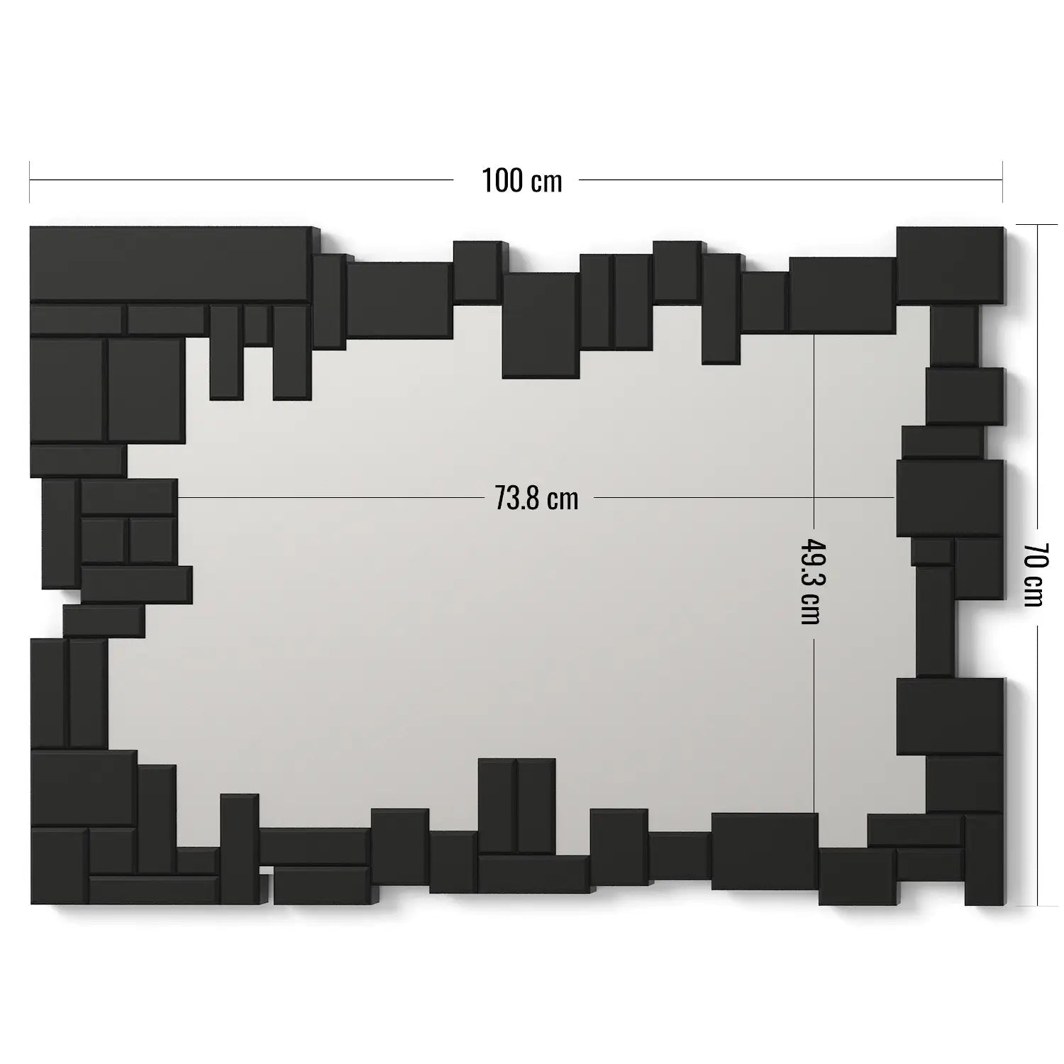 Espejos Modernos con Luna Negra - Decoración Sofisticada - DekoArte