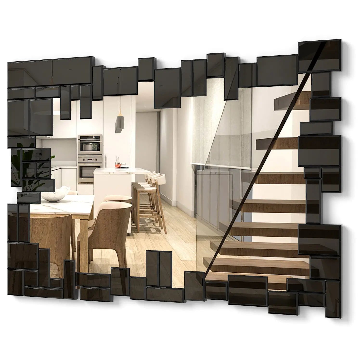 Espejos Modernos con Luna Negra - Decoración Sofisticada - DekoArte