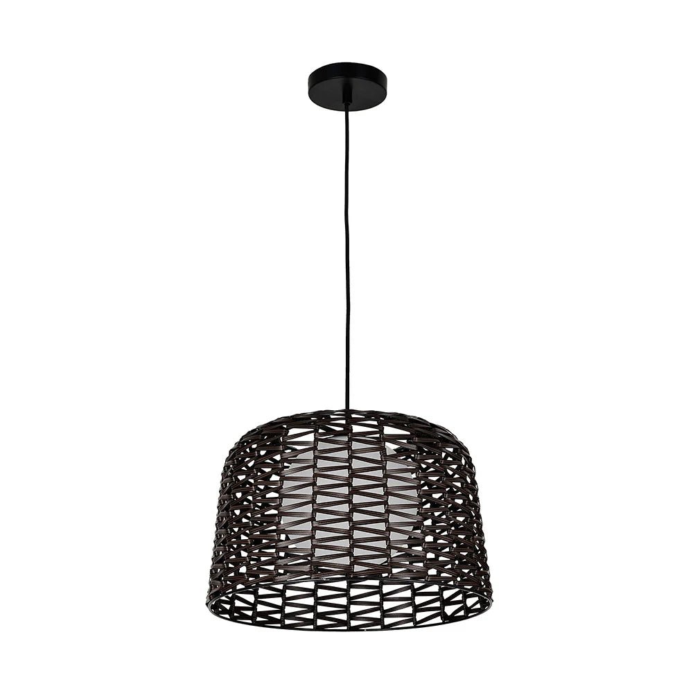 Lámpara colgante Black en acabado marrón | 1 luz - DekoArte