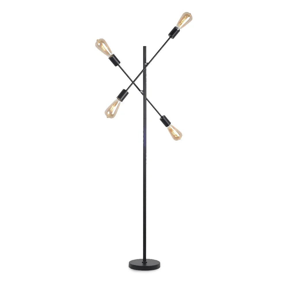 Lámpara de Pie 4 luces| Estilo Industrial - DekoArte