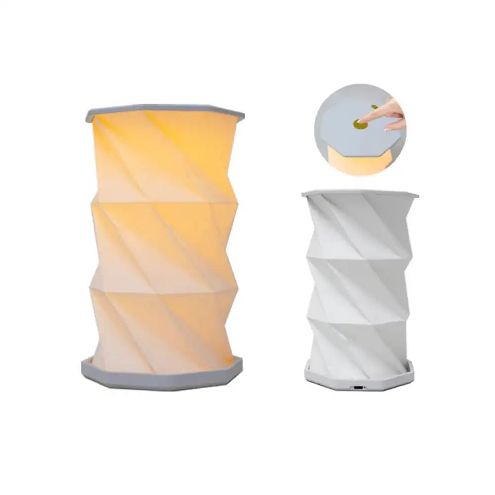 Lámpara de sobremesa LED blanca | Portátil y giratoria - DekoArte