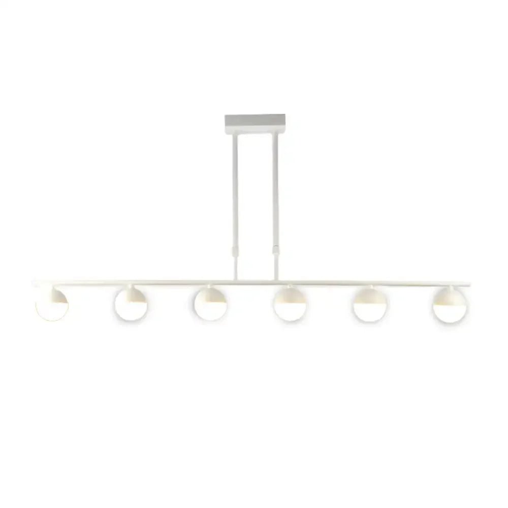 Lámpara de techo LED de 6 luces 5W Color blanco | Estructura Lineal - DekoArte