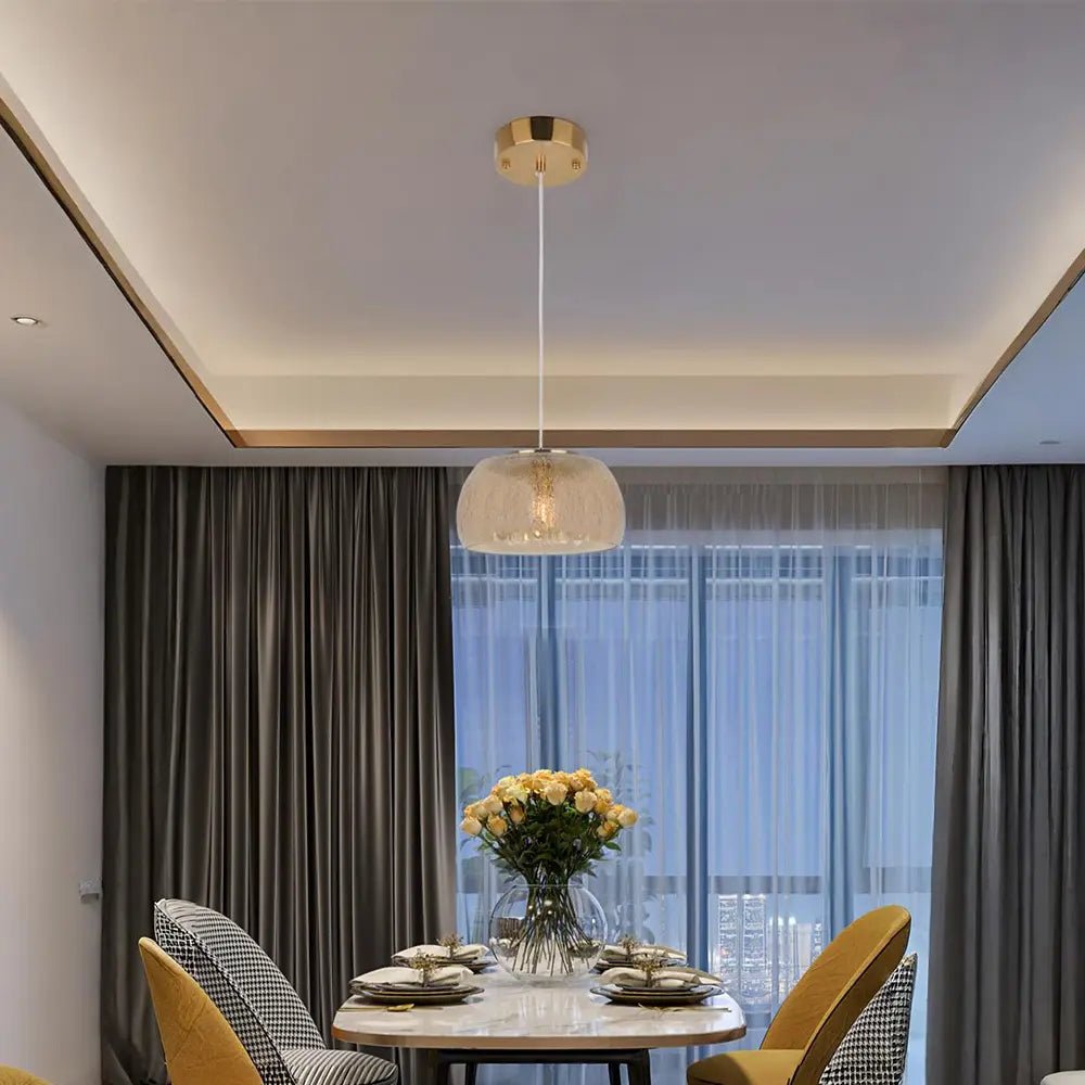 Lámpara dorada | Diseño elegante - DekoArte