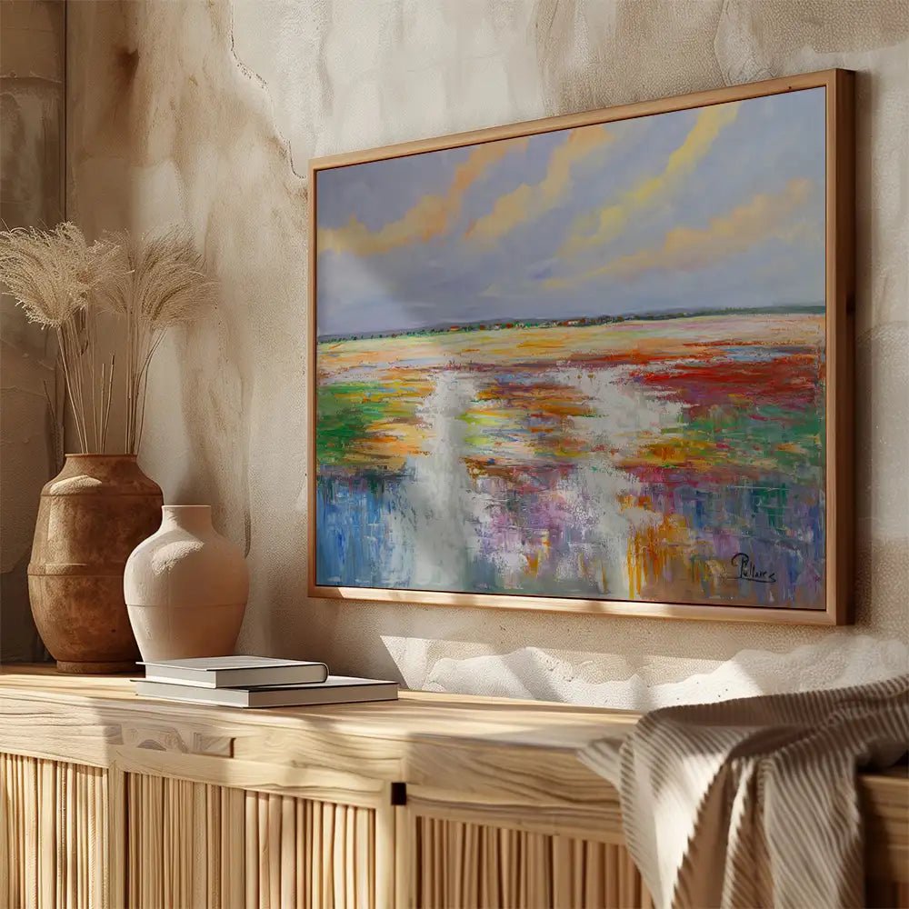 Lienzos pintados que irradian energía natural - DekoArte