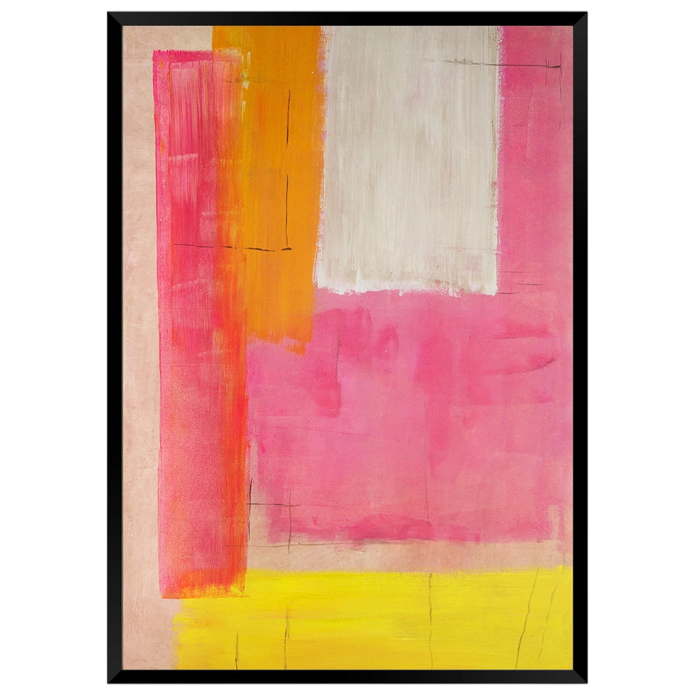 Cuadros alegres abstractos | Pintado a mano