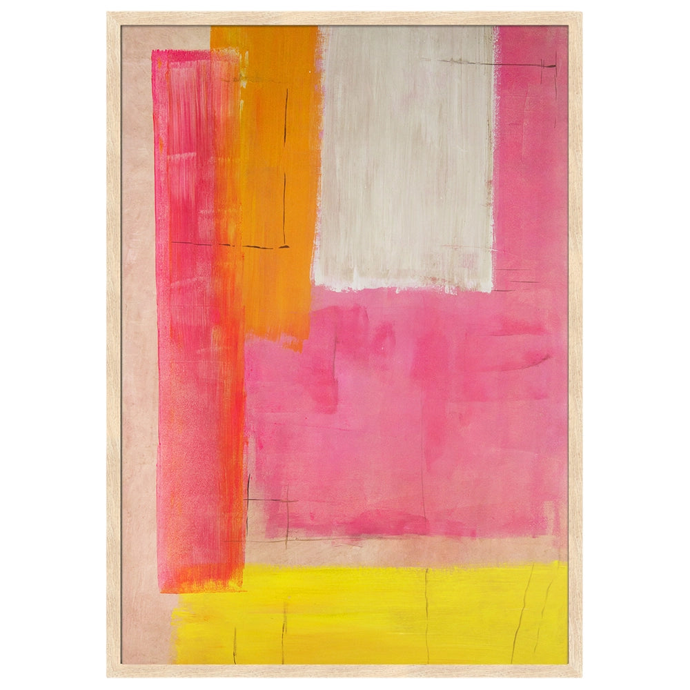 Cuadros alegres abstractos | Pintado a mano