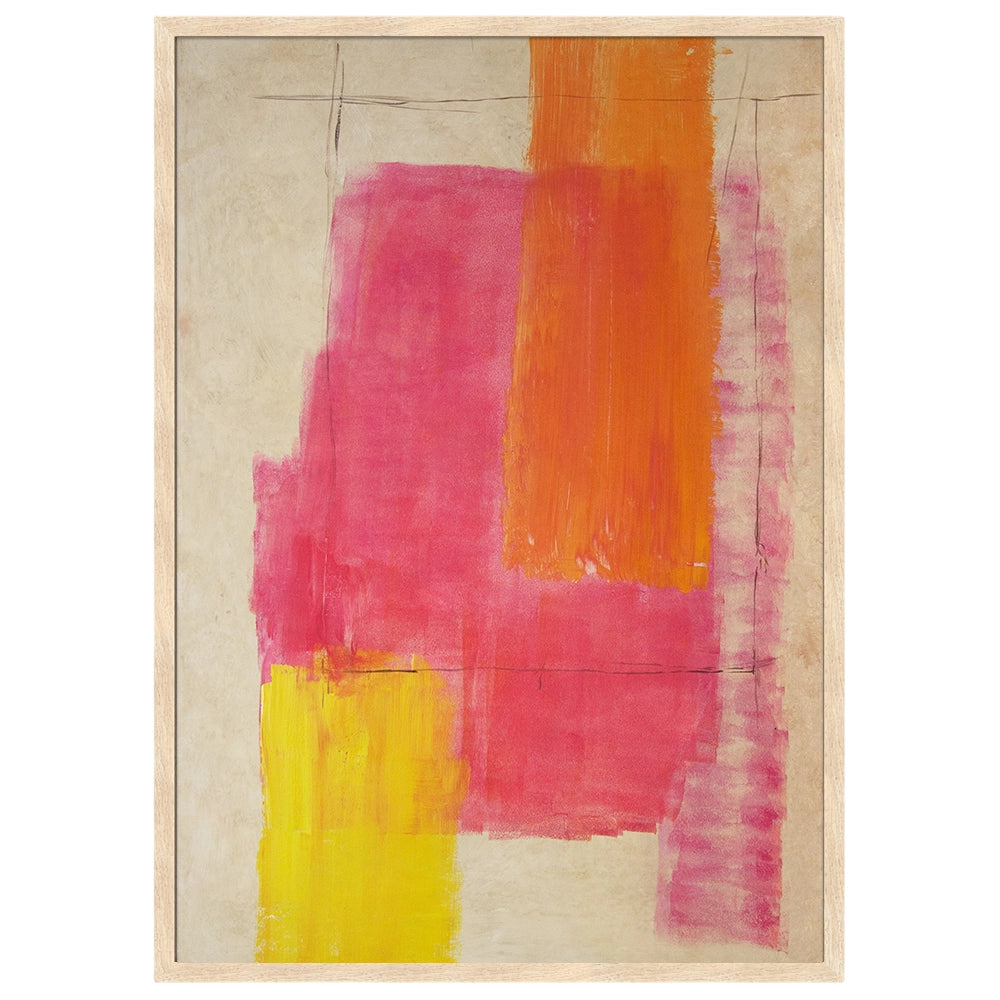 Cuadros alegres abstractos | Pintado a mano