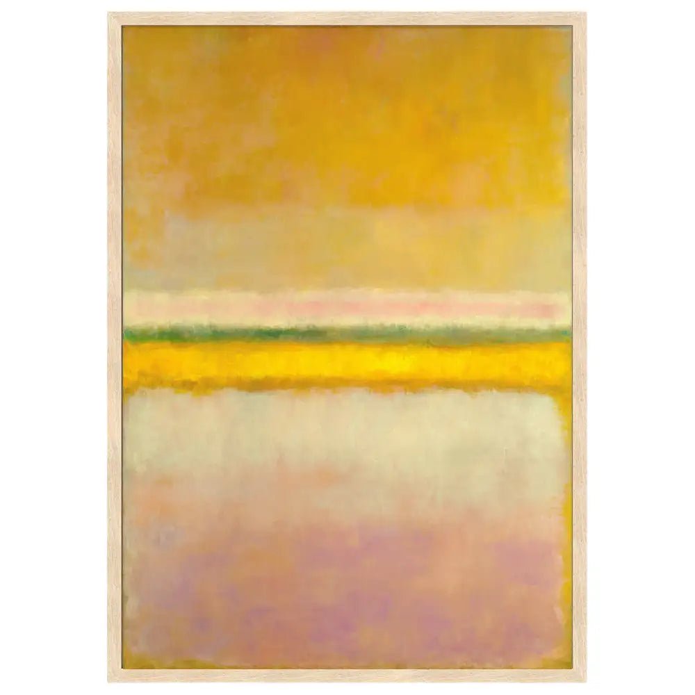 Obras abstractas | Amarillo y verde - DekoArte