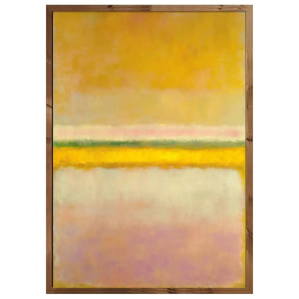 Obras abstractas | Amarillo y verde - DekoArte