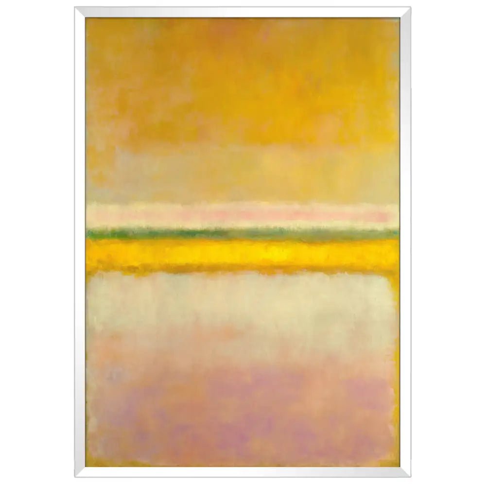 Obras abstractas | Amarillo y verde - DekoArte