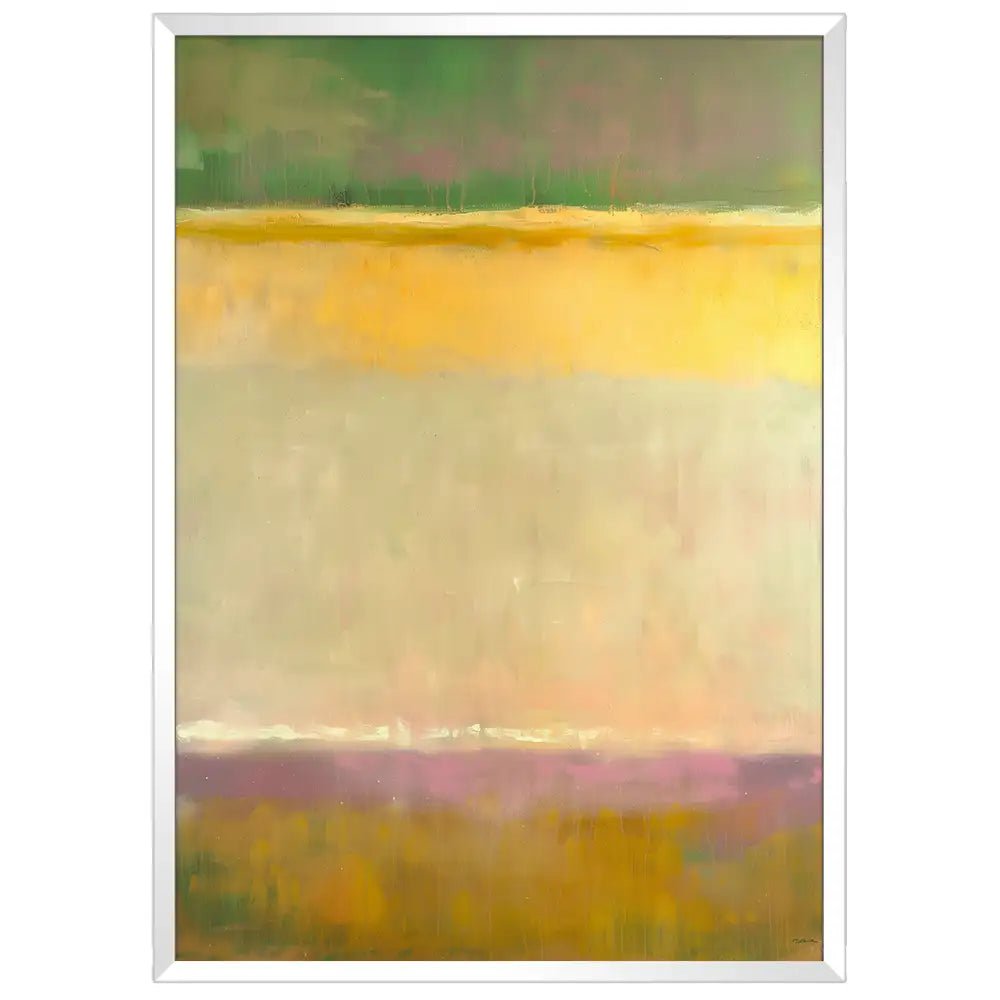 Obras de arte abstracto | Amarillo y verde - DekoArte