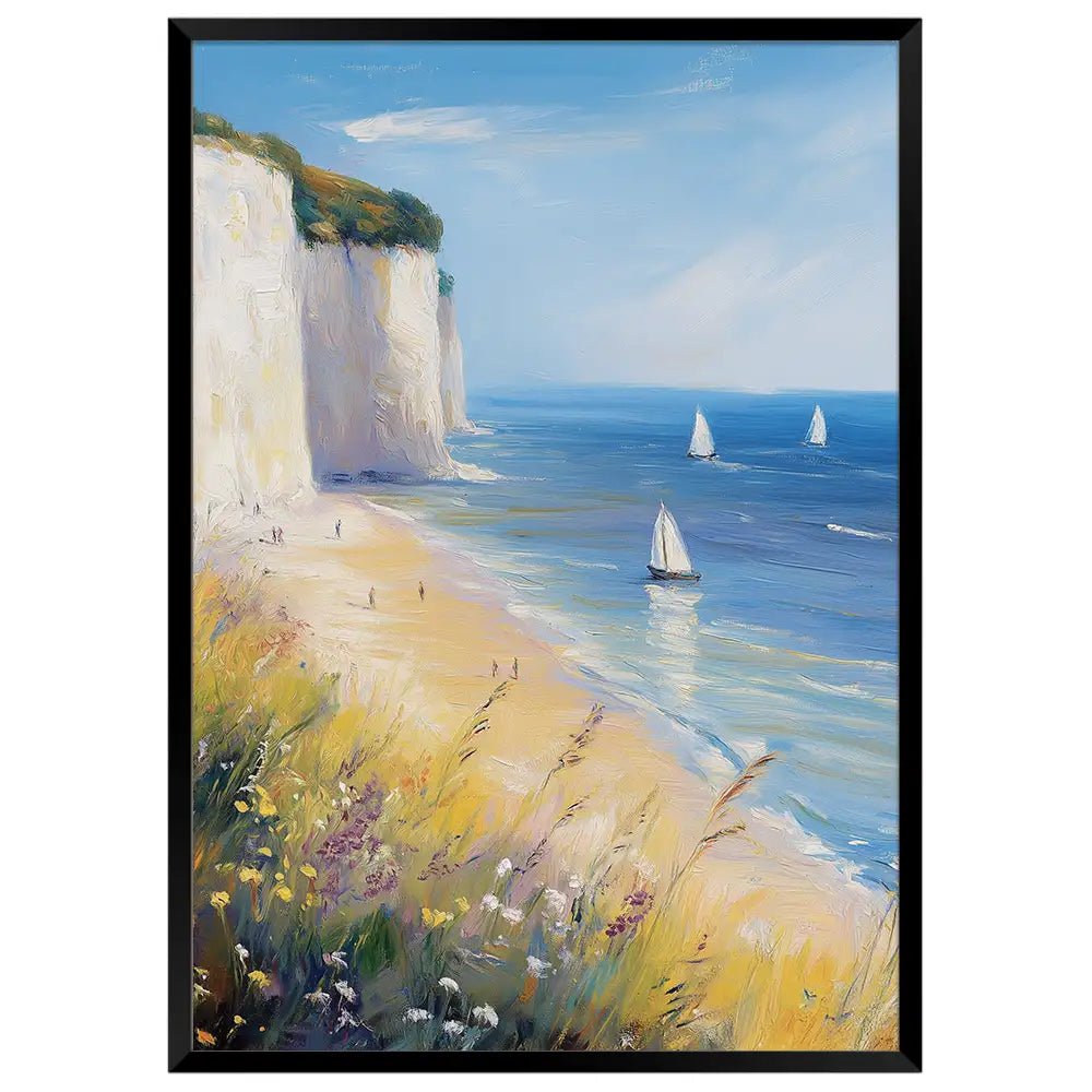 Paisaje marino inspirado en cuadros famosos - DekoArte