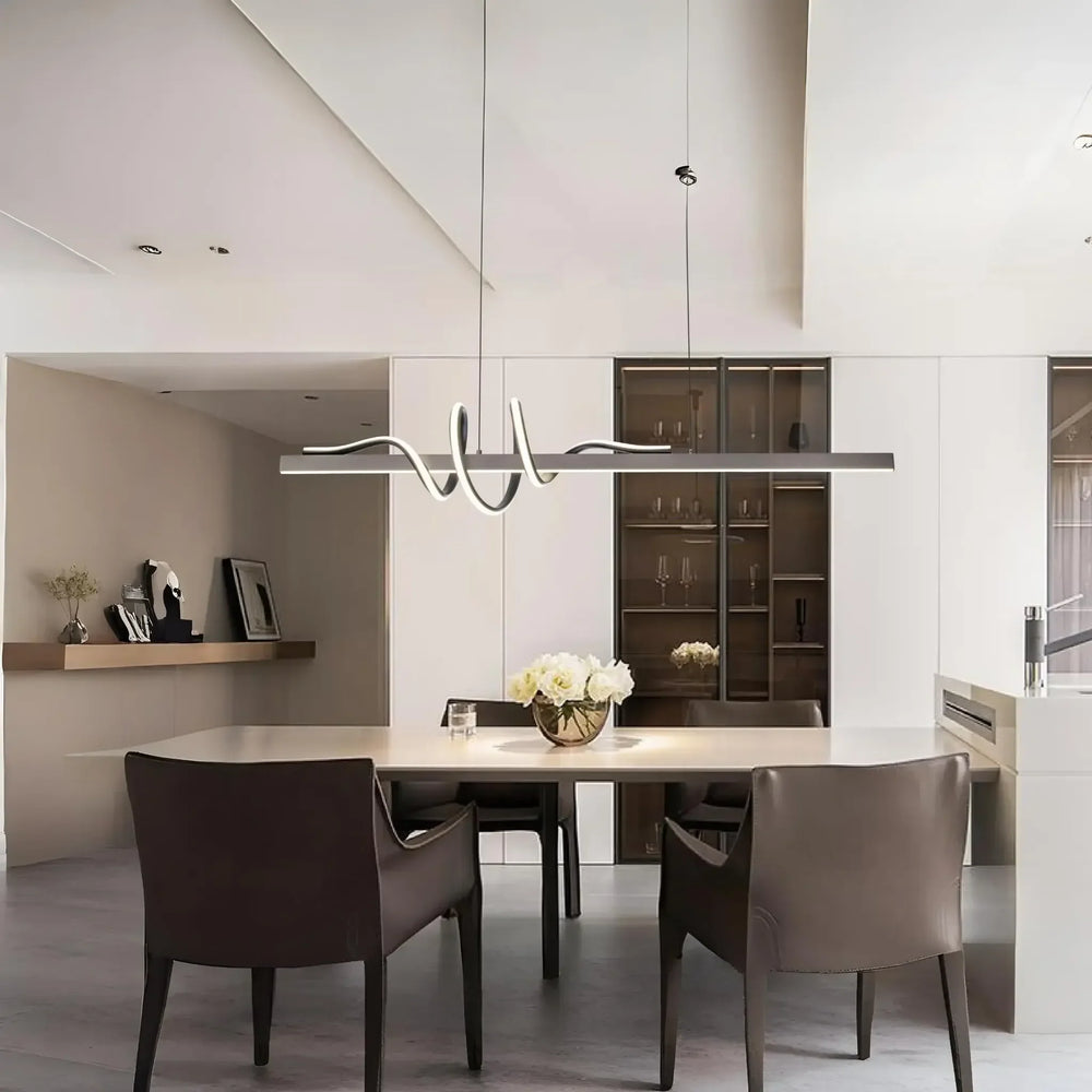 Lámpara de techo LED colgante negra | Minimal