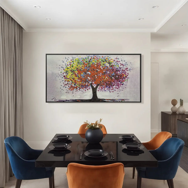 Cuadro pintado a mano árbol de la vida