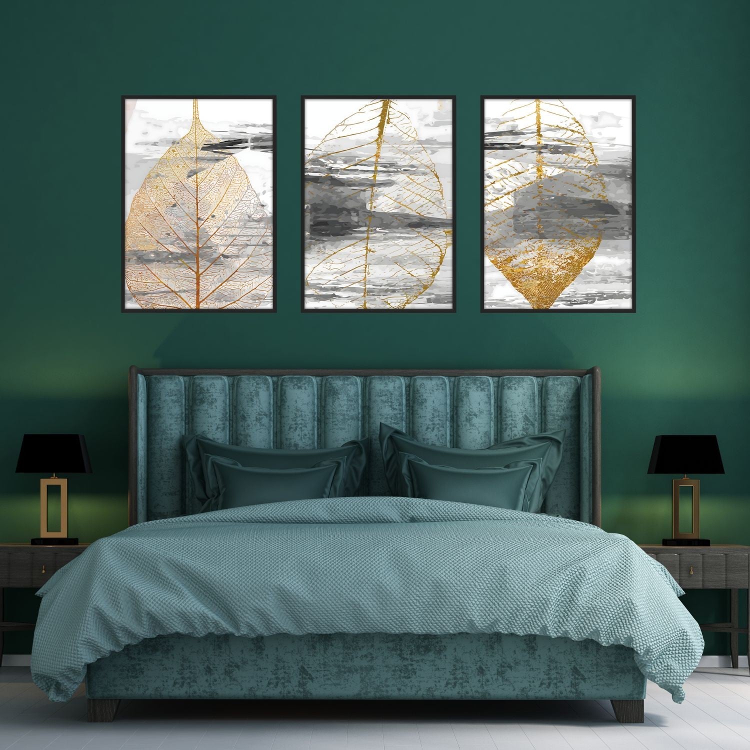 Marco de madera negro