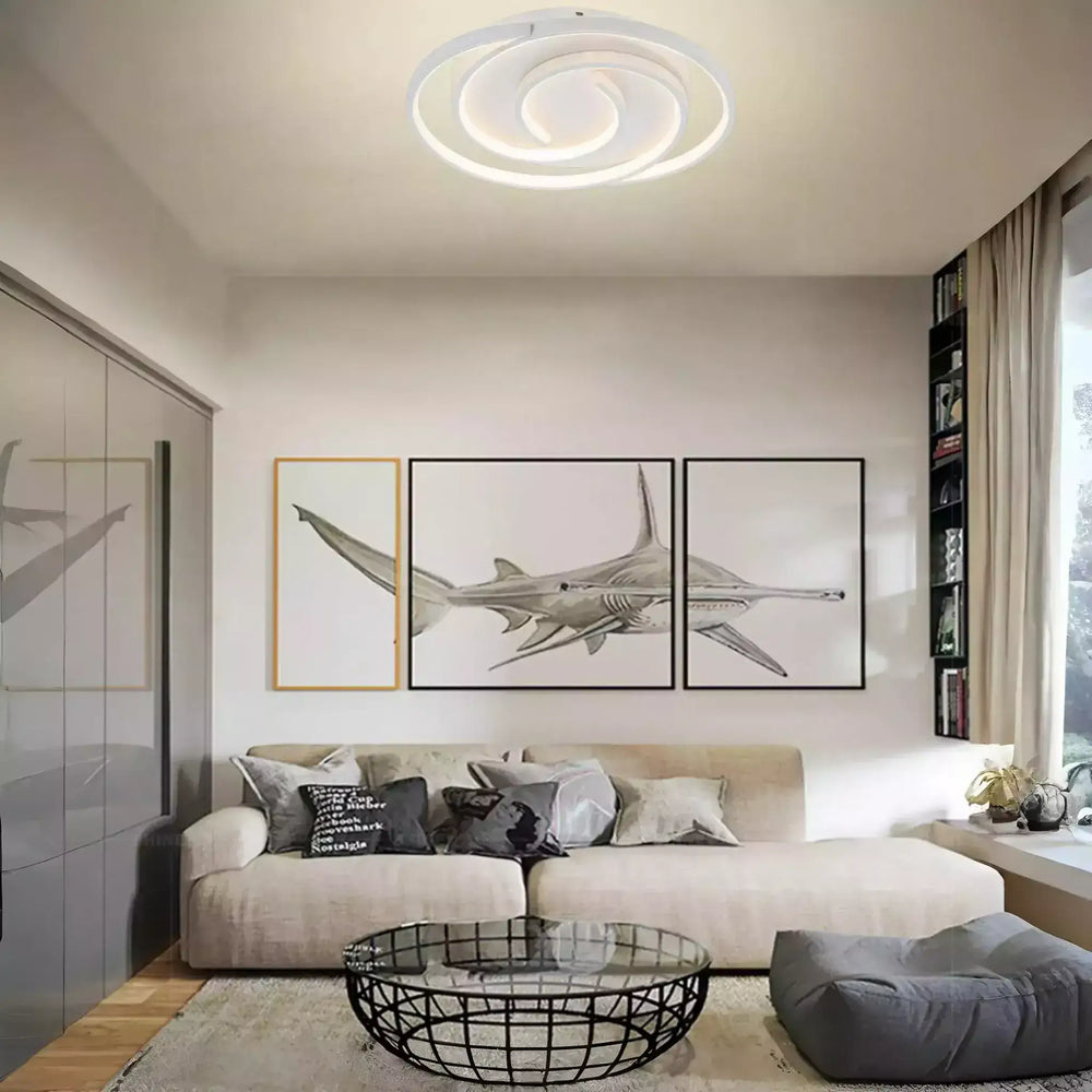 Plafón LED de techo blanco | Minimalista