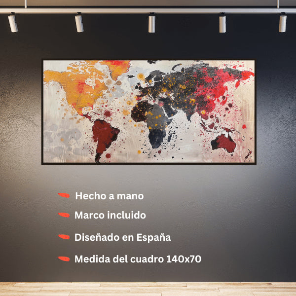 Paul Silver - Cuadro Moderno para Decoración de Salones - DekoArte