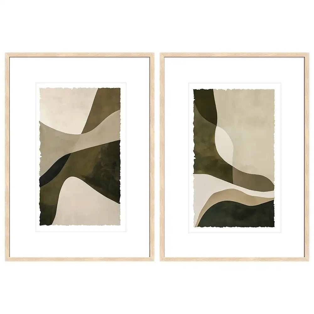 Piezas con marcos con paspartú | Arte lineal - DekoArte