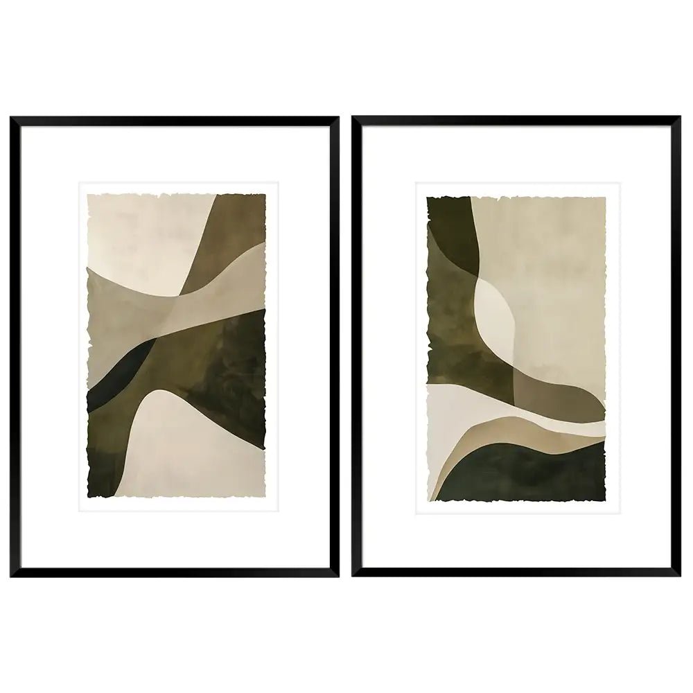 Piezas con marcos con paspartú | Arte lineal - DekoArte