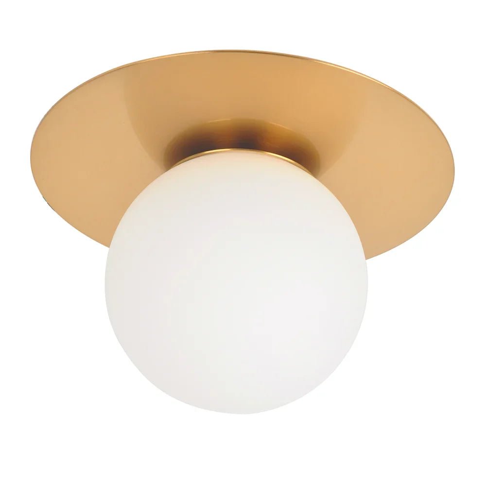 Plafón de techo en latón cepillado | Diseño contemporáneo - DekoArte