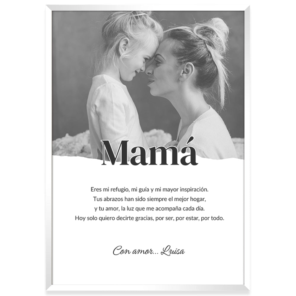 Regalo personalizado para mamá con frase especial - DekoArte