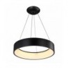 Lámpra de Techo Colgante, Redonda, Circunferencia, Color Negro, LED 32W, A++