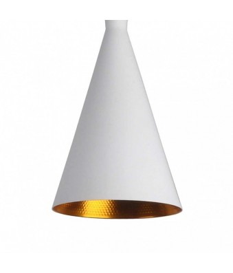 Trío de Lámparas de Techo Colgantes , Estilo Minimalista, Color Blanco y Dorado,  Luz Cálida, A+