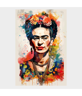 CUADRO MODERNO FRIDA ABSTRACTA