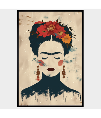 CUADRO MODERNO FRIDA EN...